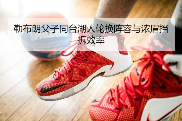 勒布朗父子同台湖人轮换阵容与浓眉挡拆效率